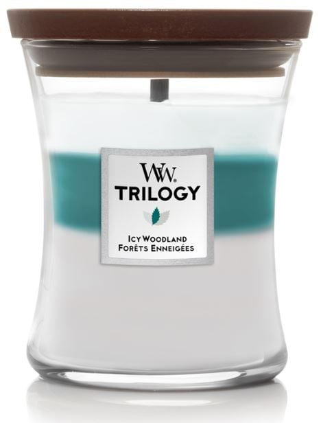 WoodWick Icy Woodland Trilogy Medium Jar (1 Stk)