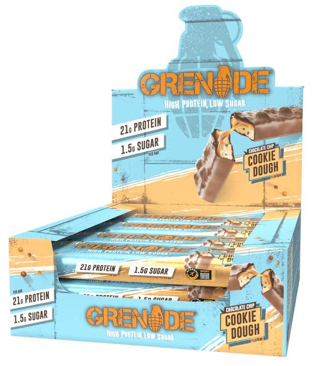 GRENADE Carb Killa Chocolate Chip Cookie Dough Proteinriegel (12x60g)