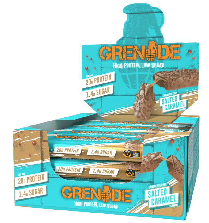 GRENADE Carb Killa Chocolate Chip Salted Caramel Proteinriegel (12x60g)