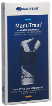 ManuTrain Aktivbandage Grösse 2 links titan (1 Stk)