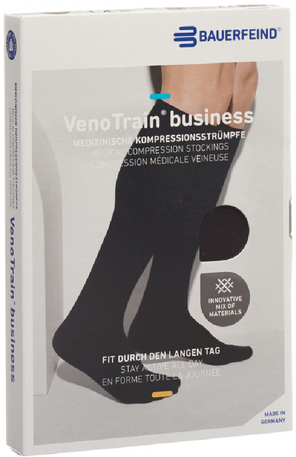 VenoTrain business foot l AD KKL2 Grösse M n/l gFs schwarz (1 Paar)