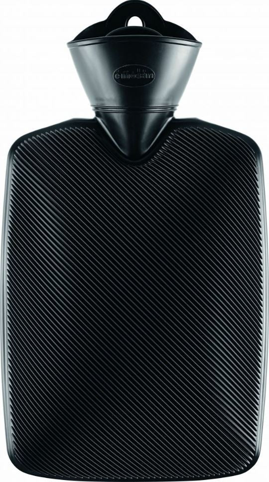 Emosan Wärmflasche Halblamelle schwarz (1 Stk)