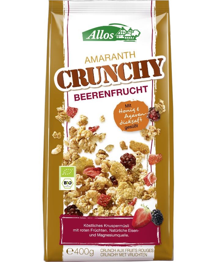 Allos Amaranth Crunchy Beerenfrucht (400g)