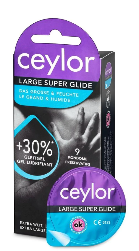 Ceylor Kondome Large Super Glide (9 Stk)
