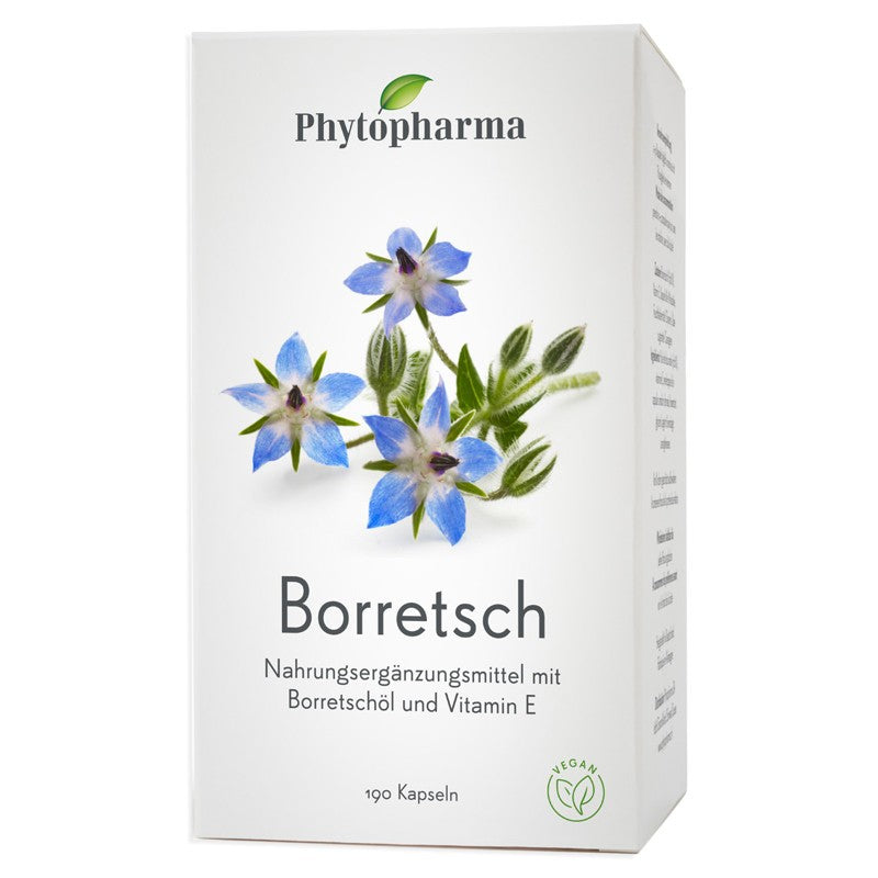 Phytopharma Borretsch 500mg Kapseln (190 Stk)
