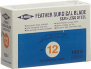 Feather Skalpellklingen steril Nr.12 (100 Stk)