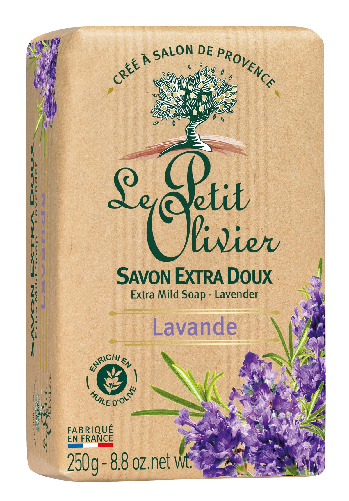 Le Petit Olivier Savon Extra Doux Lavande (250g)