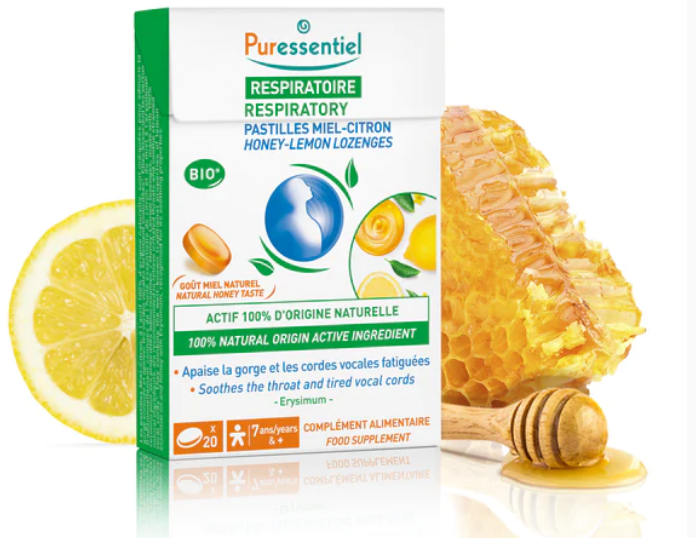 Puressentiel Lutschtabletten Atemwege Honig-Zitrone (20 Stk)