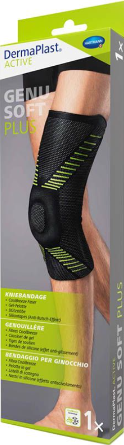 DermaPlast Active Genu Soft plus Kniebandage Size 4 (1 Stk)