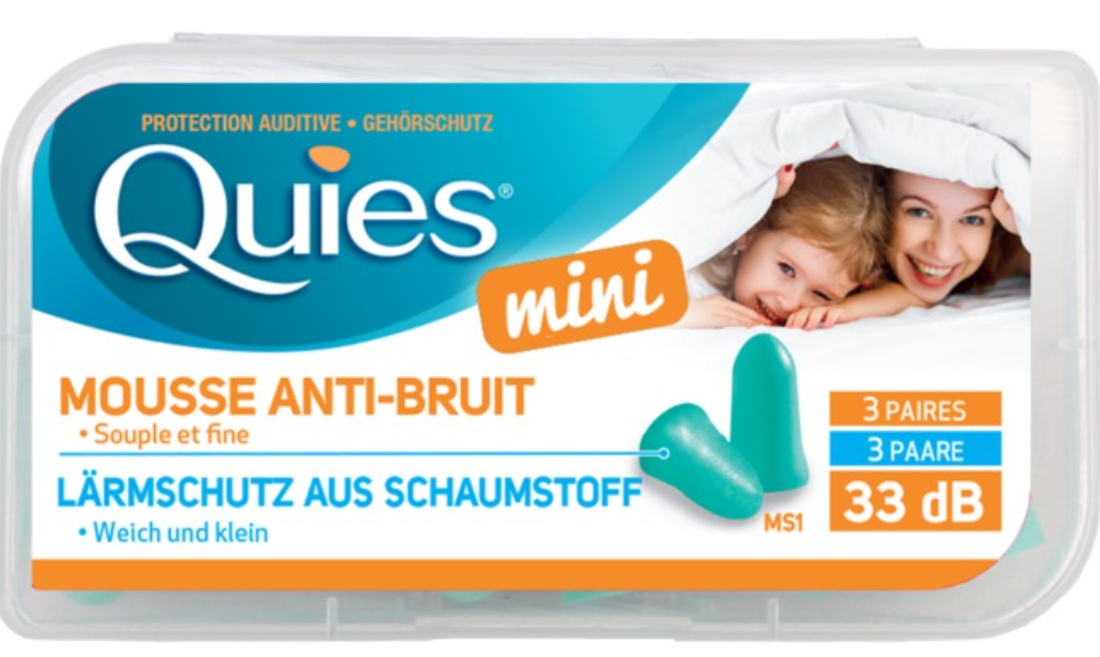 Quies Lärmschutz aus Schaumstoff Mini (6 Stk)