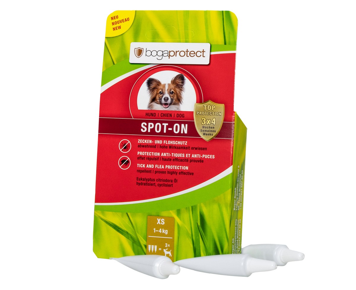 bogaprotect Spot-On XS für Hunde (3x0.7ml)