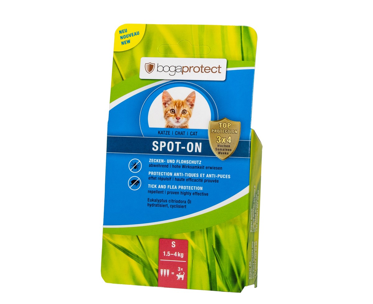bogaprotect Spot-On S für Katzen (3x0.7ml)