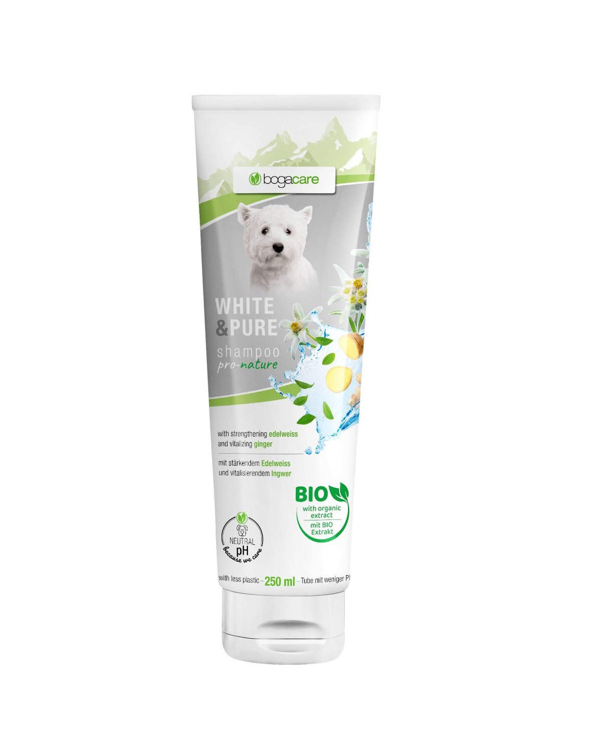 bogacare Shampoo White + Pure für Hunde (250ml)