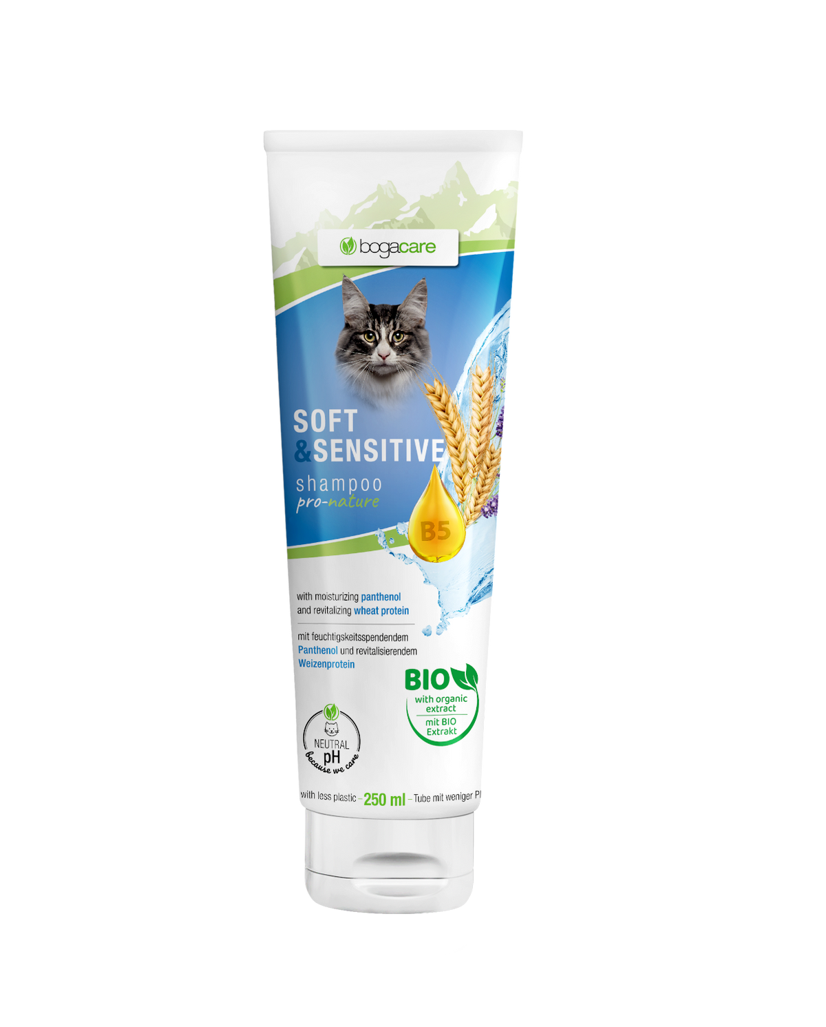 bogacare Shampoo Soft + Sensitive für Katzen (250ml)