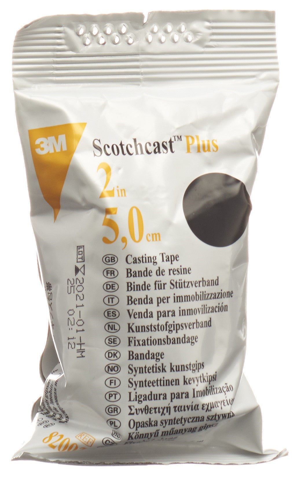 3M Scotchcast Plus Castbinde 5cm x 3,65m schwarz (1 Stk)