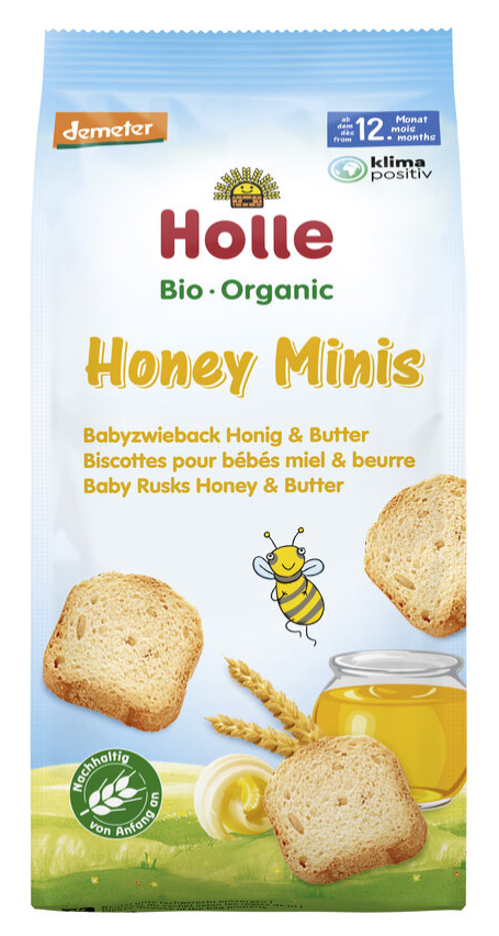 Holle Bio Honey Minis Babyzwieback (100g)