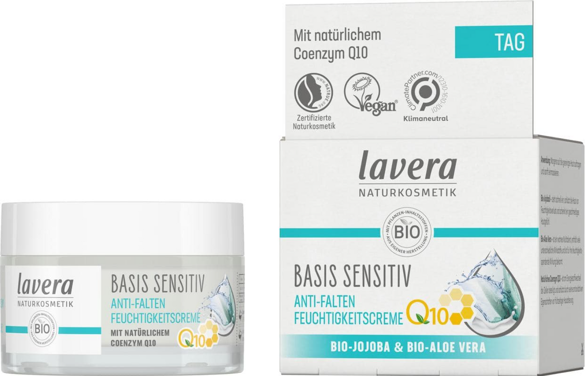 Lavera basis sensitiv Anti-Falten Feuchtigkeitscreme Q10 (50ml)