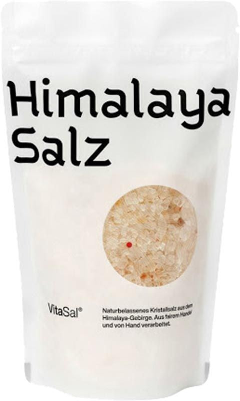 Vitasal Kristallsalz Himalaya grob im Beutel (150g)