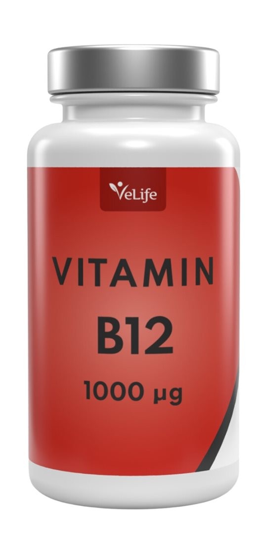 VeLife Vitamin B12 Tabletten 1000mcg (180 Stk)
