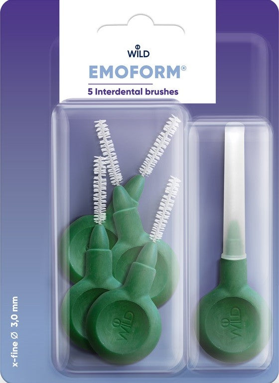EMOFORM Interdentalbürsten 3.0mm dunkelgrün (5 Stk)