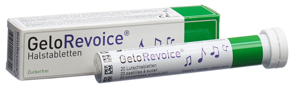 GeloRevoioce Halstabletten Cassis-Menthol (20 Stk)
