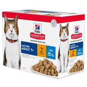 Hills Science Plan Fel Mature Adult 7+ Multi (4x12x85g)
