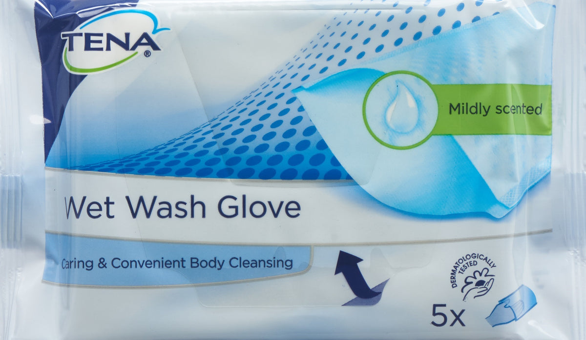 Tena Wet Wash Handschuhe parfümiert (8 Stk)