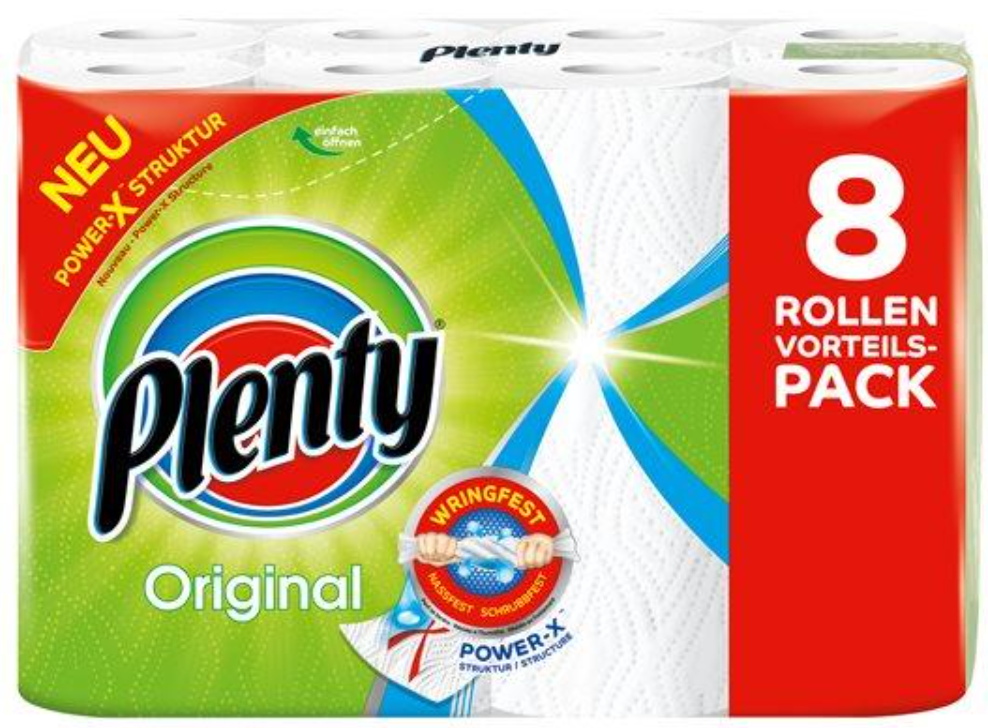 Plenty Haushaltstücher Original 45 Blatt (8 Stk)