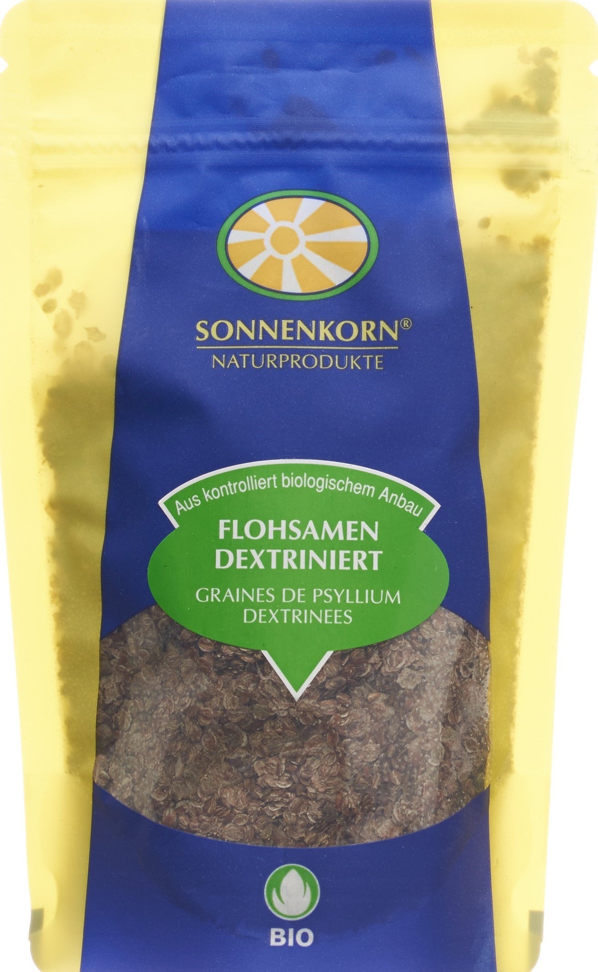 SONNENKORN Flohsamen dextriniert Bio Knospe (120g)