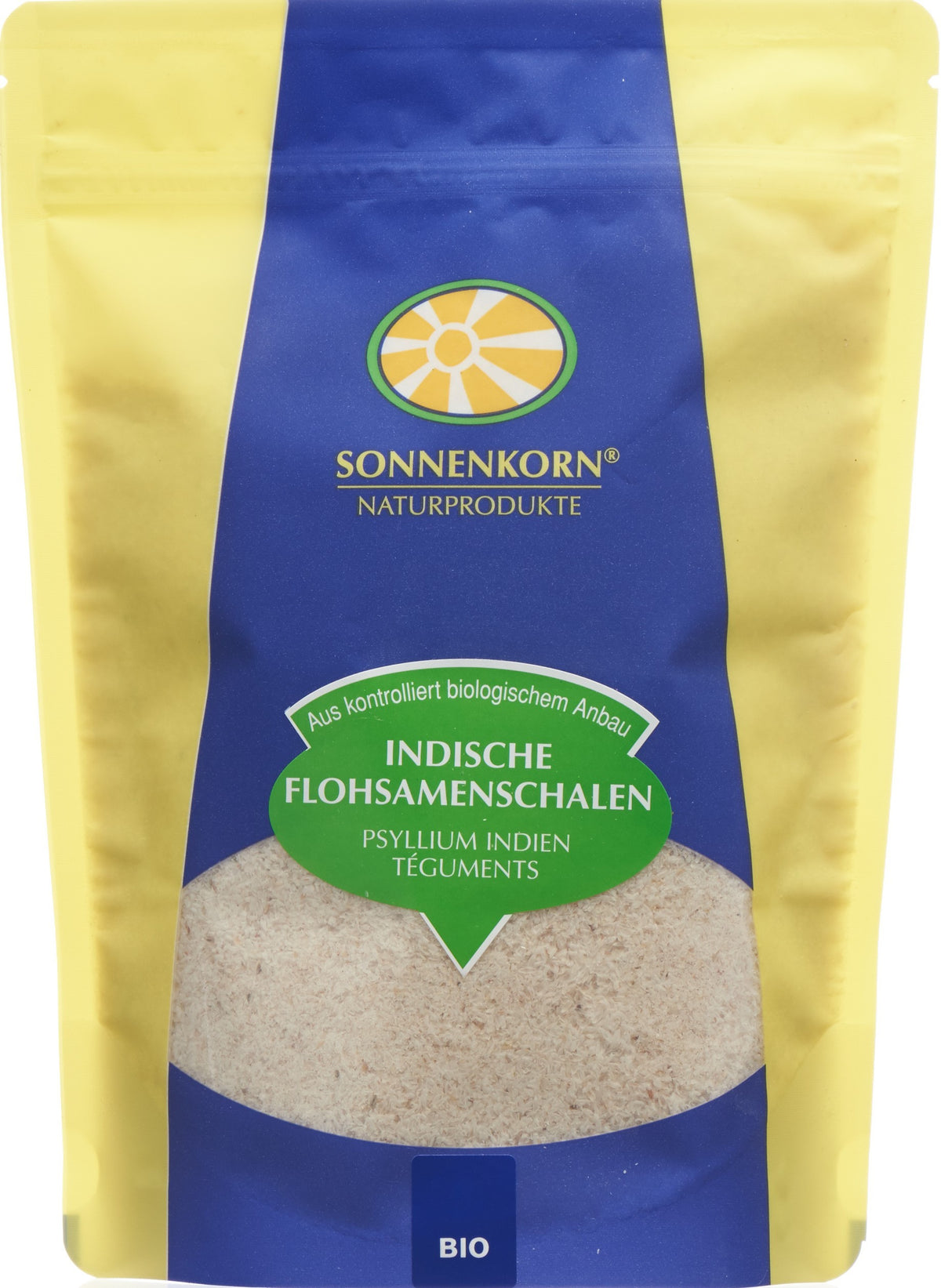 SONNENKORN Indische Flohsamenschalen Bio 99% (220g)