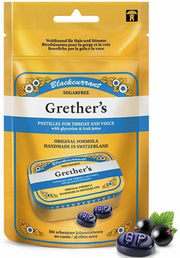 Grether's Blackcurrant Pastillen zuckerfrei (110g)