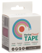 HerbaChaud Tape 5cmx5m pink (1 Stk)