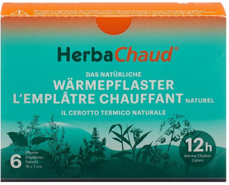 HerbaChaud Wärmepflaster 19x7cm (6 Stk)