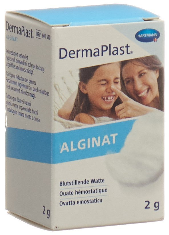 DermaPlast ALGINAT Blutstillende Watte (2g)