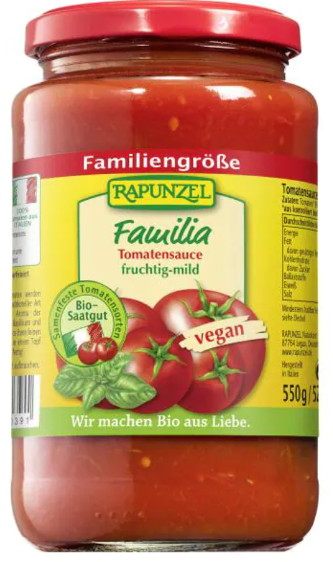 RAPUNZEL Tomatensauce Familia (550g)