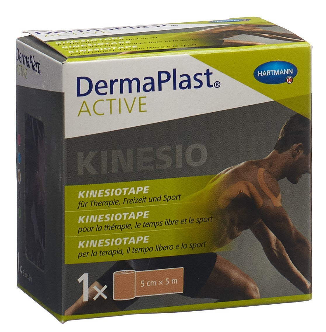 DermaPlast Active Kinesiotape 5cmx5m hautfarben (1 Stk)