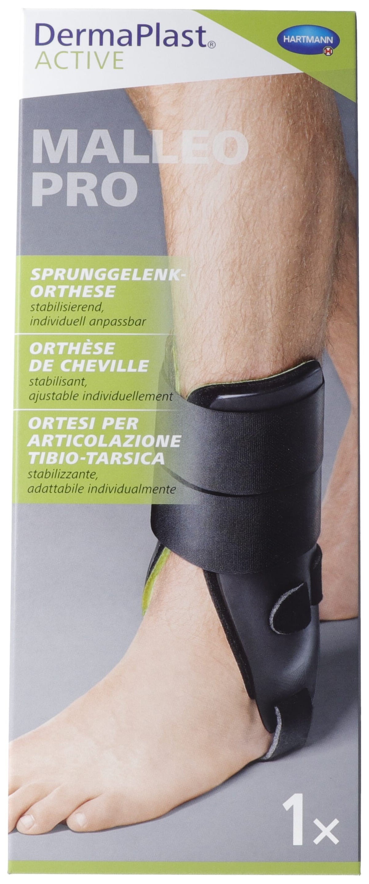 DermaPlast ACTIVE Malleo Pro right Sprunggelenkorthese (1 Stk)