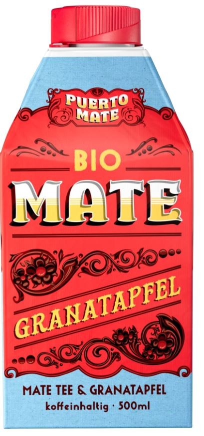 PUERTO MATE BIO Mate & Granatapfel (500ml)