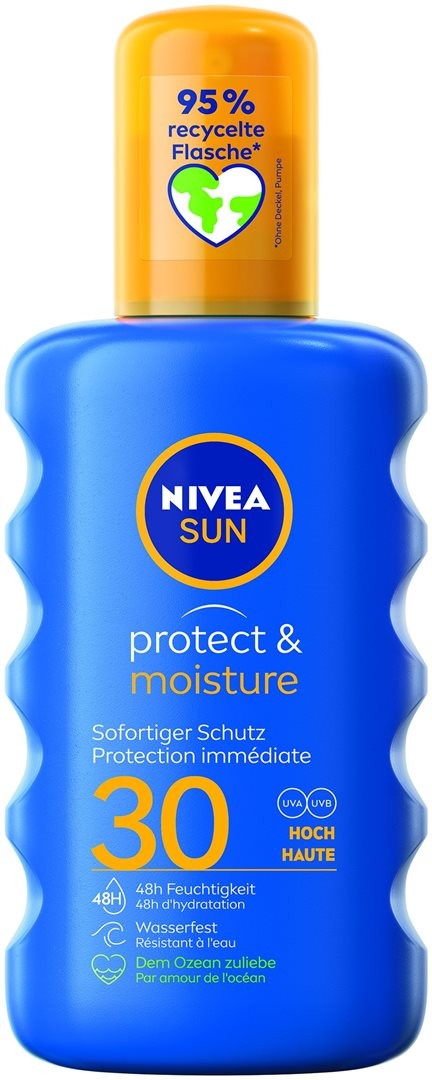 NIVEA Sun Protect & Moisture Sonnenspray LSF 30 (200ml)