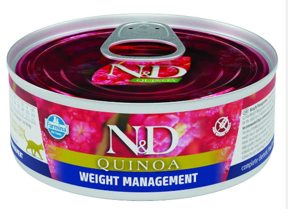 Farmina Feline Adult Weight Management Lamm, Quinoa, Brokkoli & Spargel (80g)
