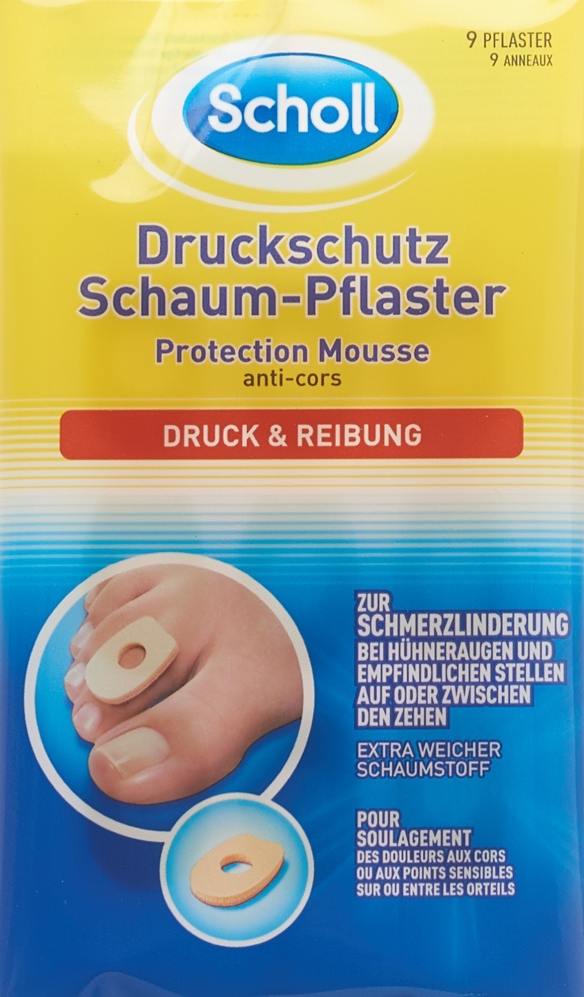 Scholl Druckschutz Schaum-Pflaster (9 Stk)