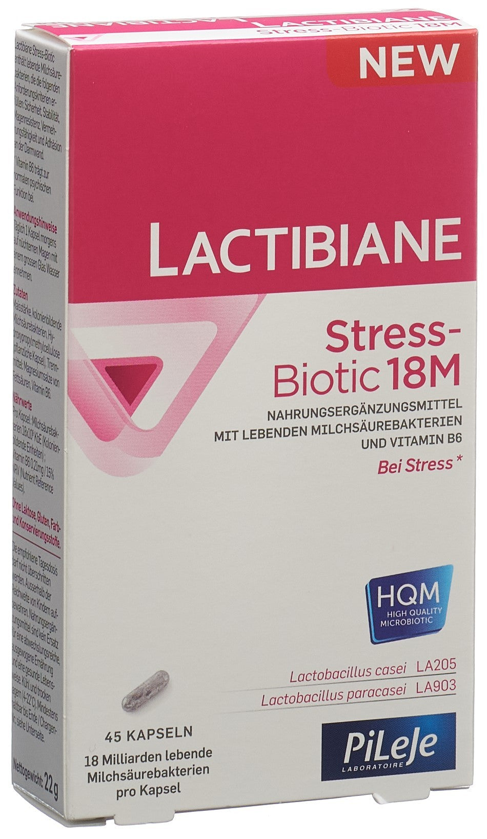 LACTIBIANE Stress-Biotic 18M Kapseln (45 Stk)