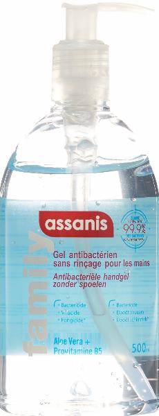 Assanis Antibacterial Hand Gel (500ml)