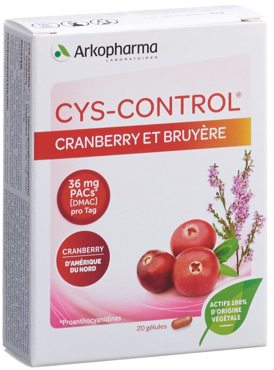 CYS-CONTROL Kapseln Cranberry und Heidekraut (60 Stk)