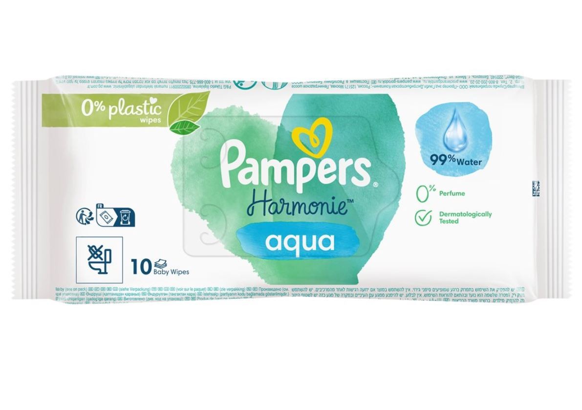 Pampers Feuchttücher Aqua Travelpack (10 Stk)