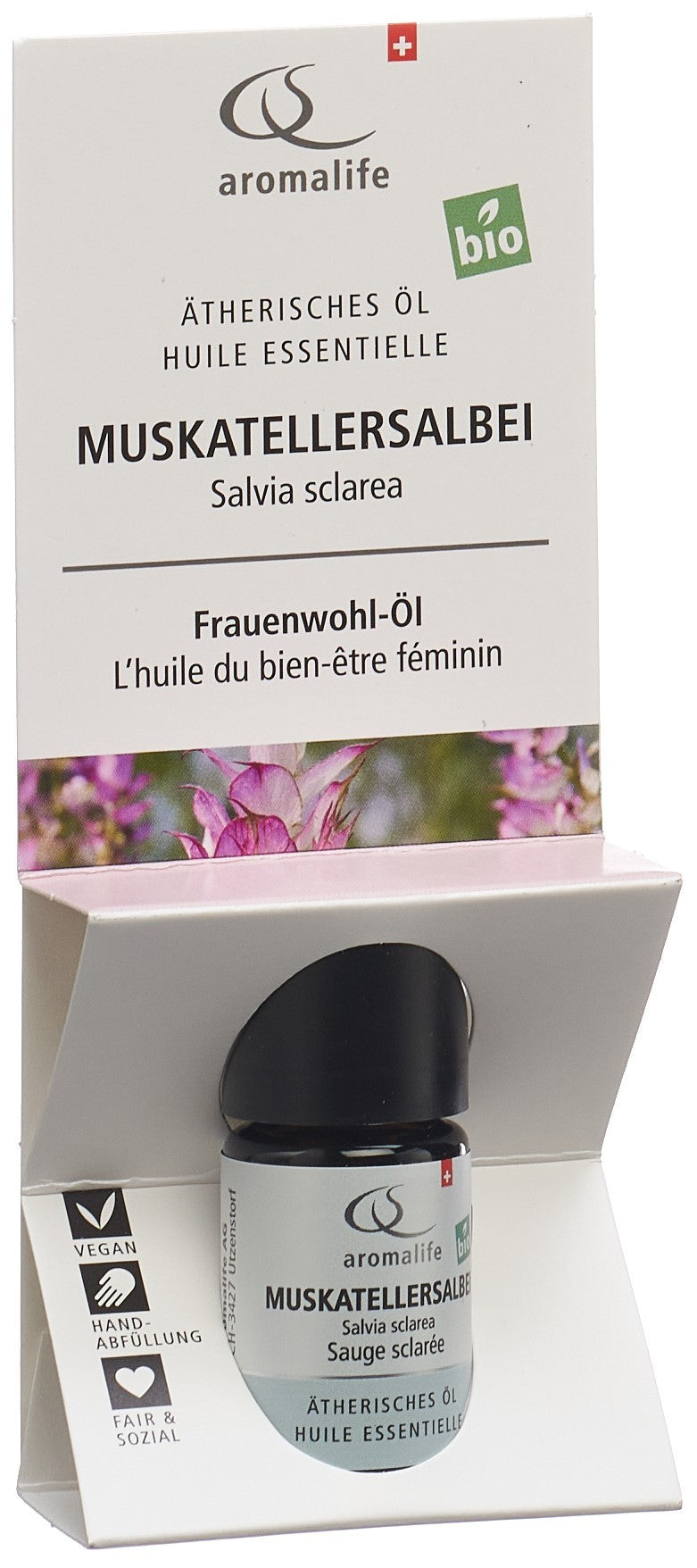 Aromalife TOP Muskatellersalbei ätherisches Öl Bio (5ml)
