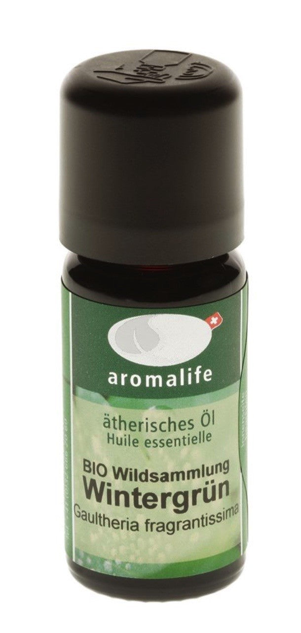 Aromalife Wintergrün Bio ätherisches Öl (10ml)