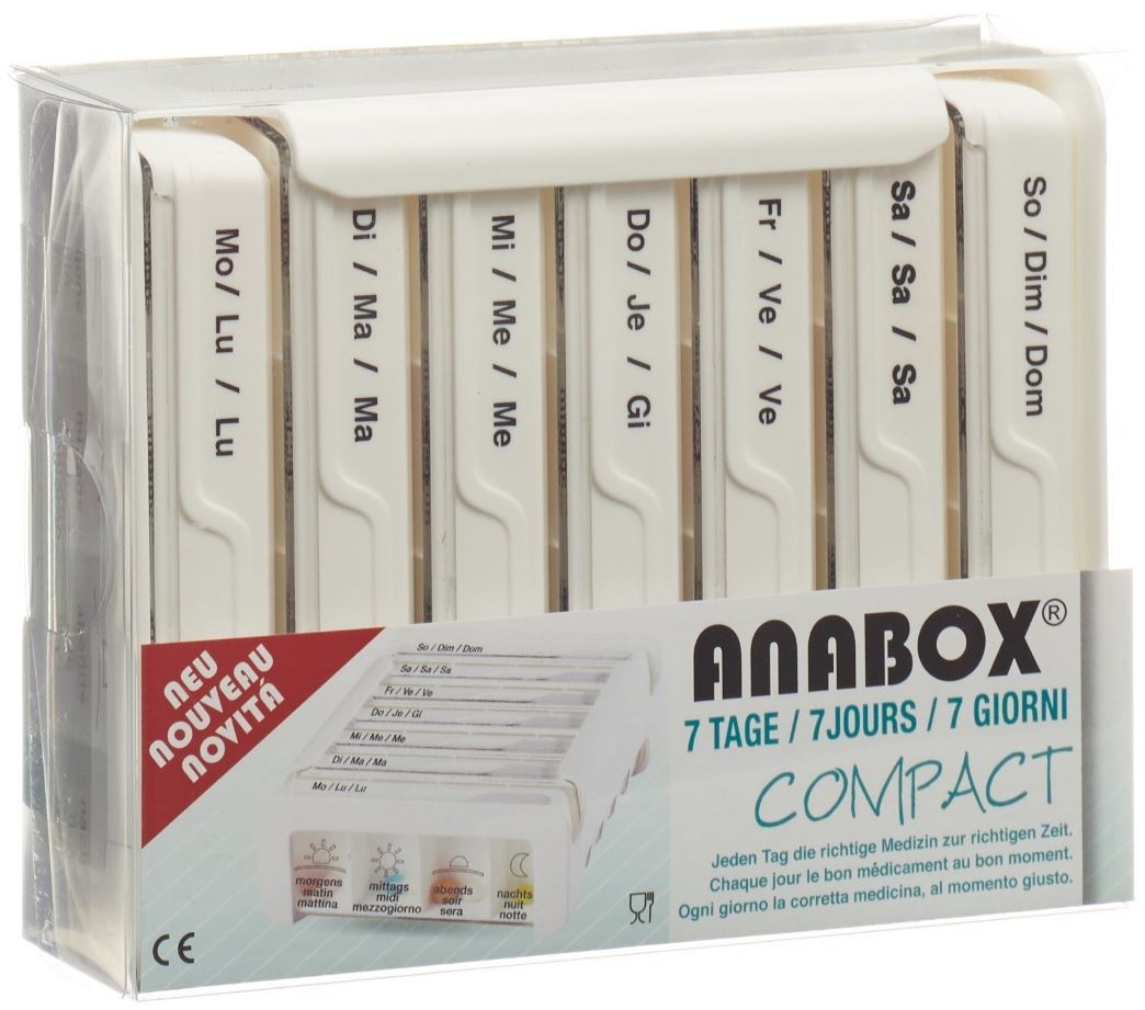 Anabox Compact 7 Tage weiss (1 Stk)