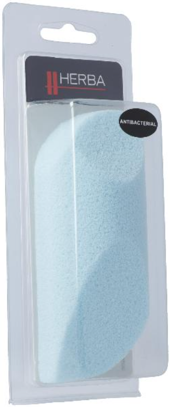 HERBA Bimsschwamm mit Silber Ionen hellblau (1 Stk)