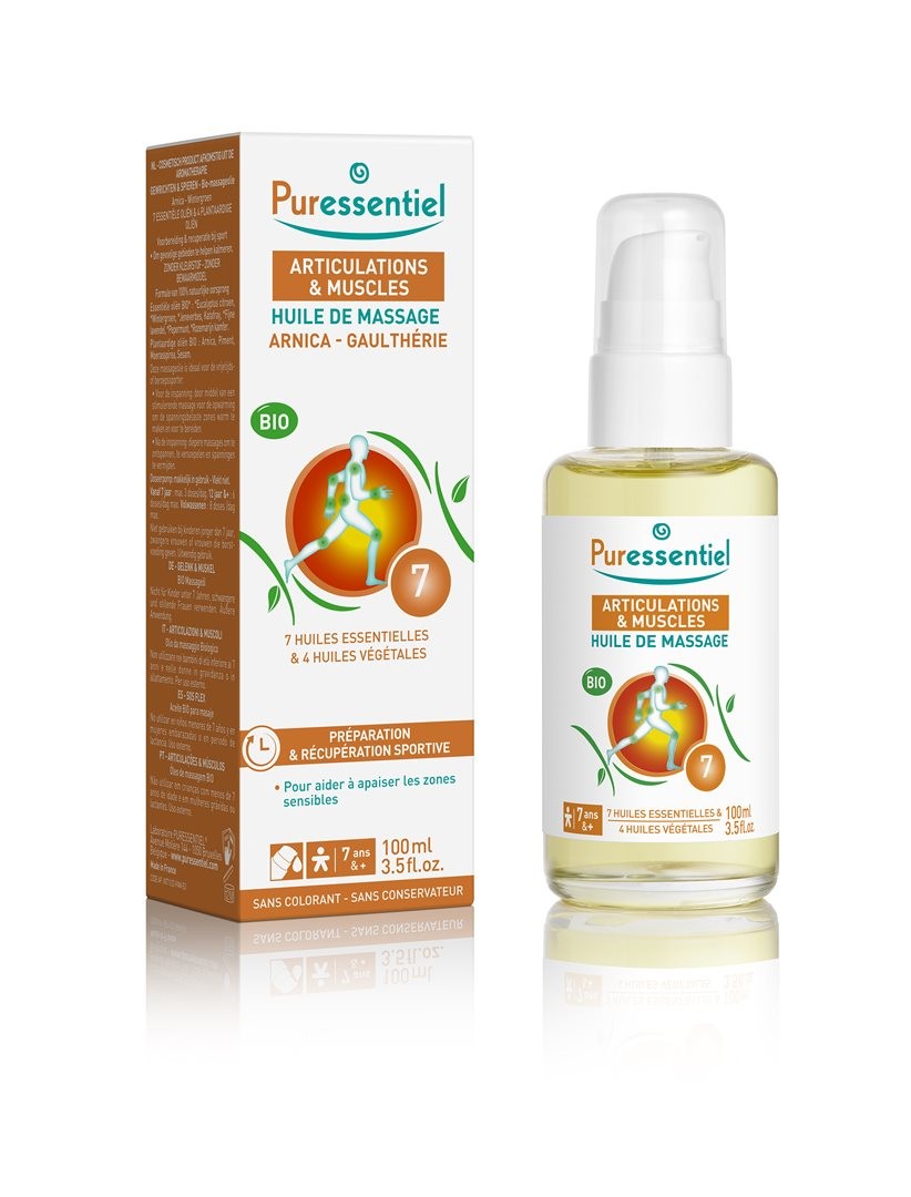 Puressentiel Massageöl Muskelanstrengung Bio (200ml)